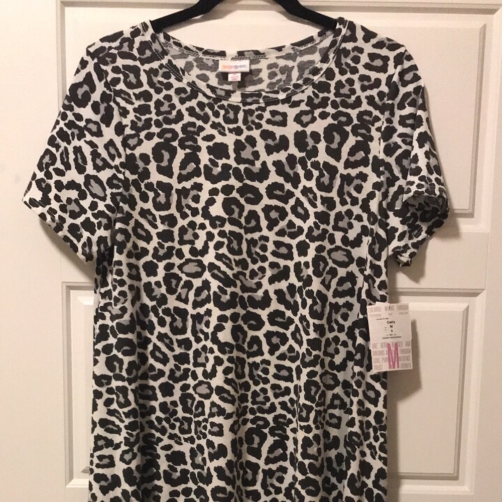 LuLaRoe Carly Dress leopard print